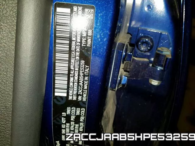ZACCJAAB5HPE53259 фото 2