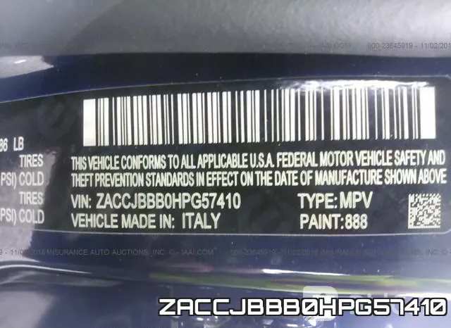 ZACCJBBB0HPG57410 фото 10