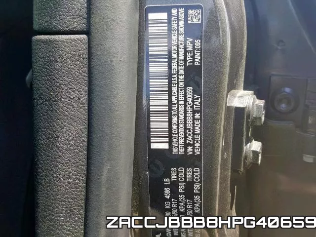 ZACCJBBB8HPG40659 фото 2