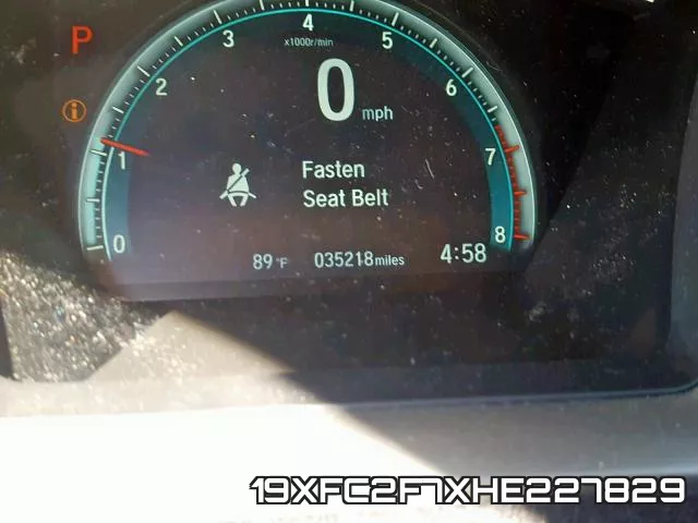 19XFC2F7XHE227829 фото 9
