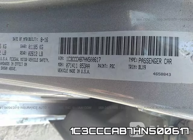 1C3CCCAB7HN500617 фото 10