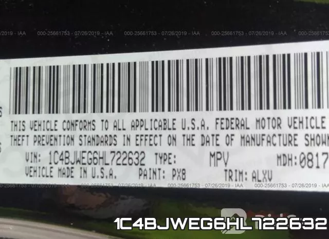 1C4BJWEG6HL722632 фото 10