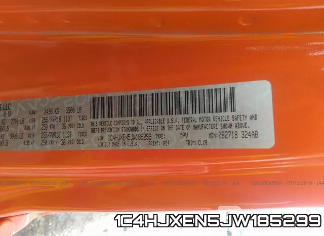 1C4HJXEN5JW185299 фото 10
