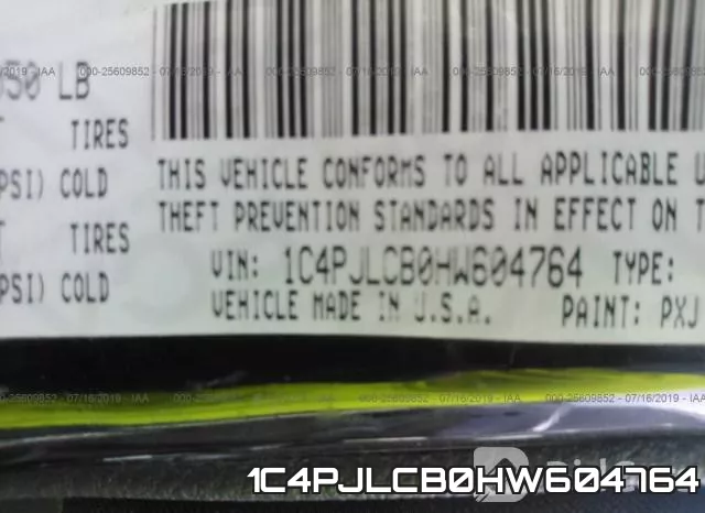 1C4PJLCB0HW604764 фото 10