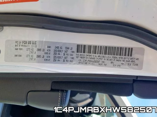 1C4PJMABXHW582507 фото 2