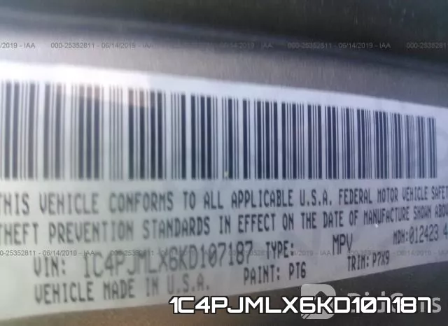 1C4PJMLX6KD107187 фото 10