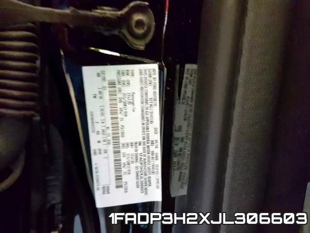 1FADP3H2XJL306603 фото 2
