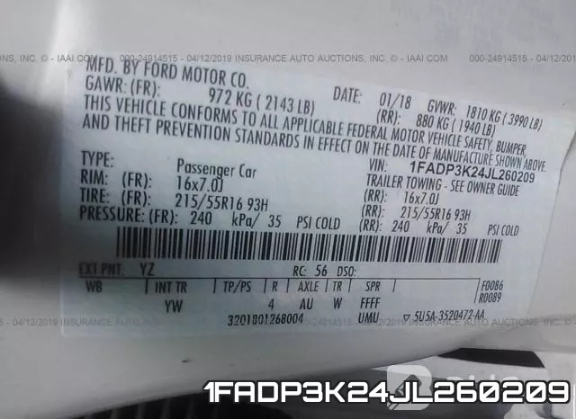 1FADP3K24JL260209 фото 10