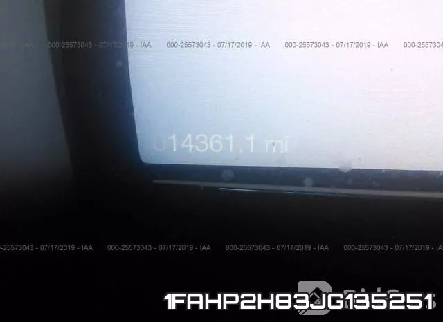 1FAHP2H83JG135251 фото 8