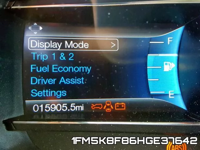 1FM5K8F86HGE37642 фото 9
