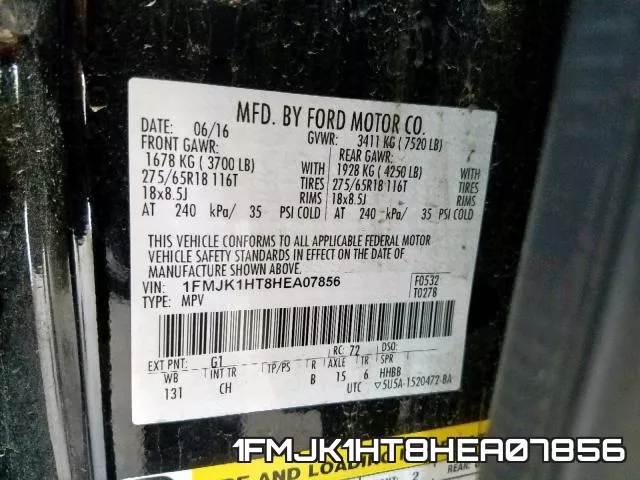 1FMJK1HT8HEA07856 фото 2