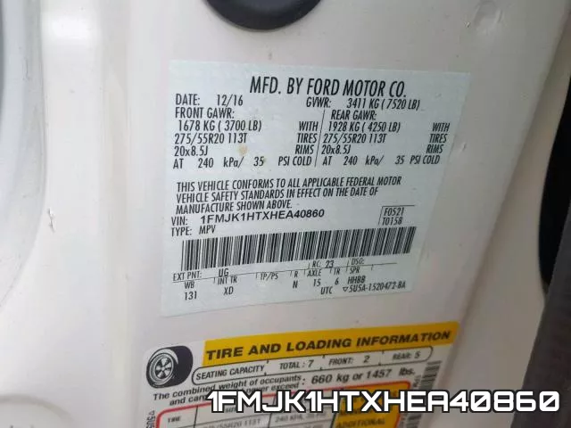 1FMJK1HTXHEA40860 фото 2