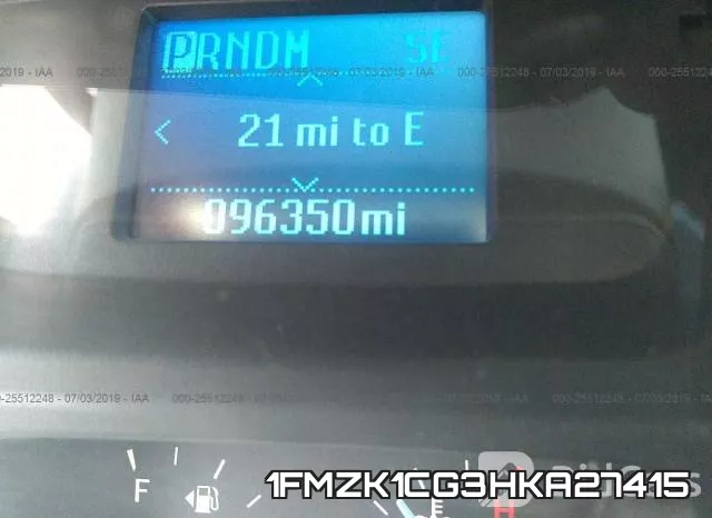 1FMZK1CG3HKA27415 фото 8