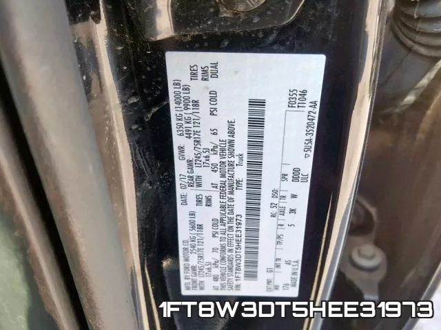 1FT8W3DT5HEE31973 фото 2