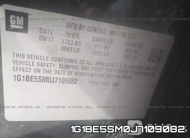 1G1BE5SM0J7109082 фото 10