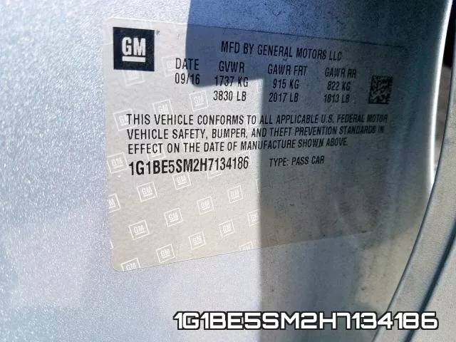 1G1BE5SM2H7134186 фото 2