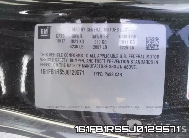 1G1FB1RS5J0129571 фото 10