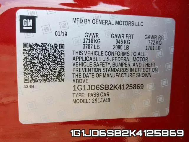 1G1JD6SB2K4125869 фото 2