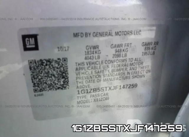 1G1ZB5STXJF147259 фото 10