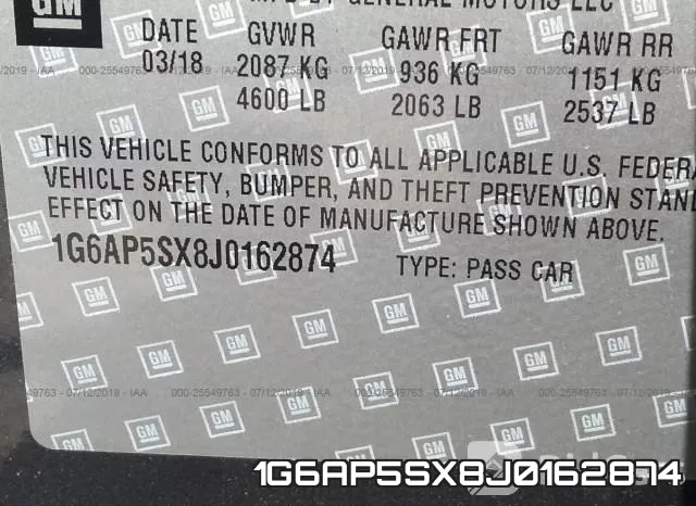 1G6AP5SX8J0162874 фото 10