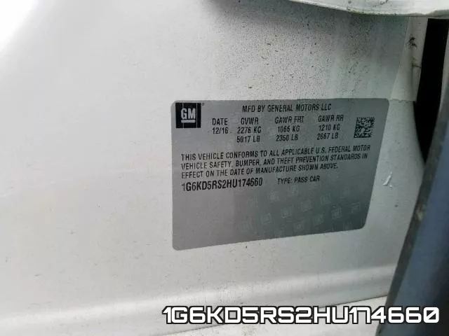 1G6KD5RS2HU174660 фото 2