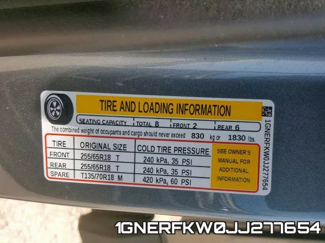1GNERFKW0JJ277654 фото 2