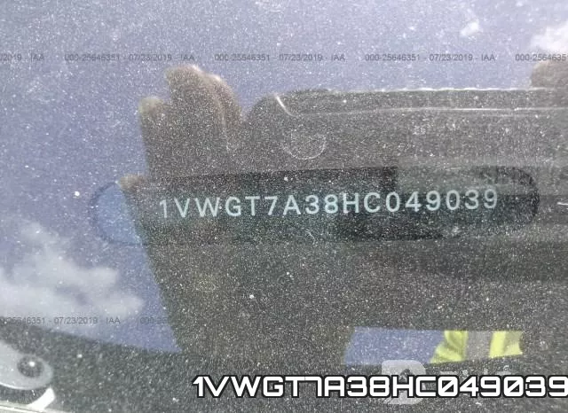 1VWGT7A38HC049039 фото 10