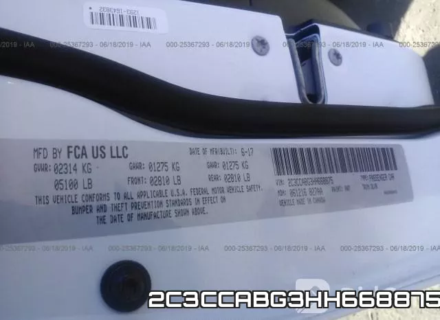 2C3CCABG3HH668875 фото 10
