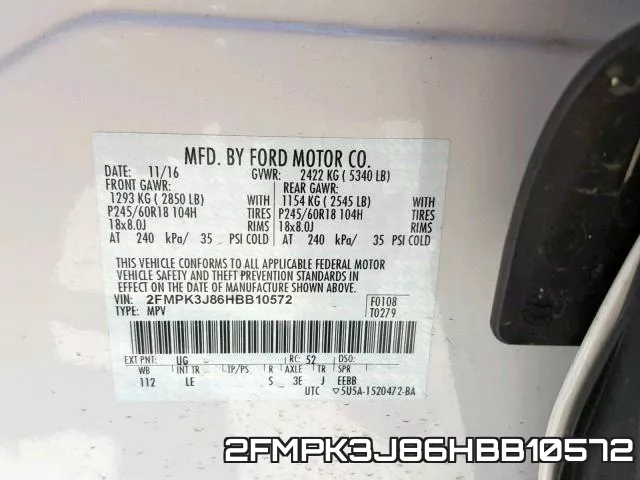 2FMPK3J86HBB10572 фото 2