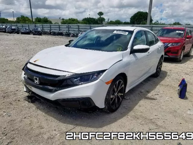 2HGFC2F82KH565649 фото 3
