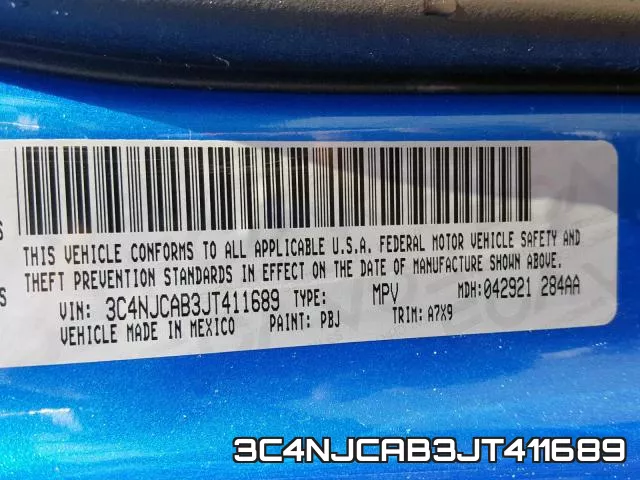 3C4NJCAB3JT411689 фото 2