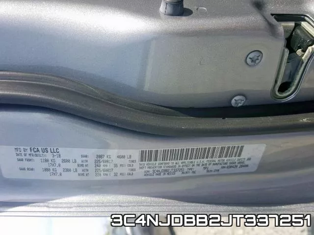 3C4NJDBB2JT337251 фото 2