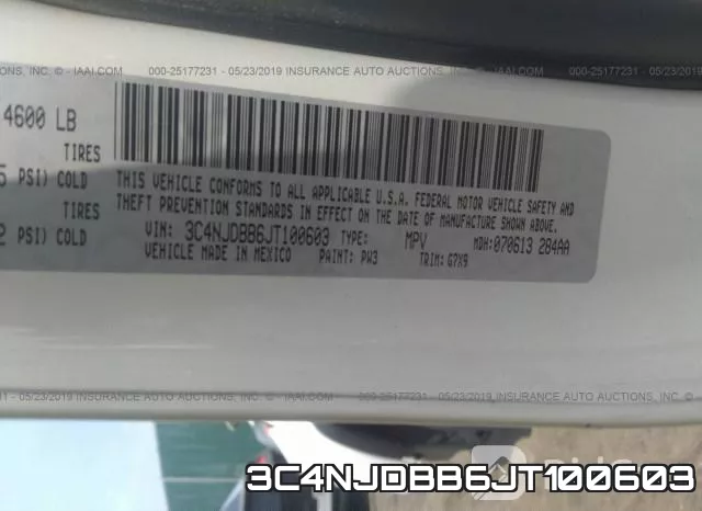 3C4NJDBB6JT100603 фото 10