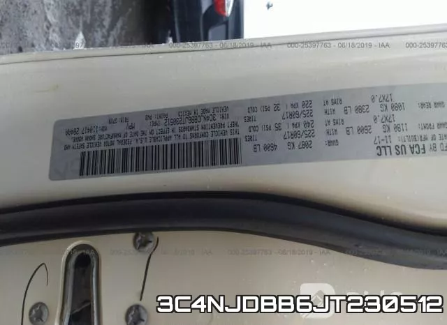 3C4NJDBB6JT230512 фото 9