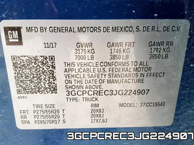 3GCPCREC3JG224907 фото 2