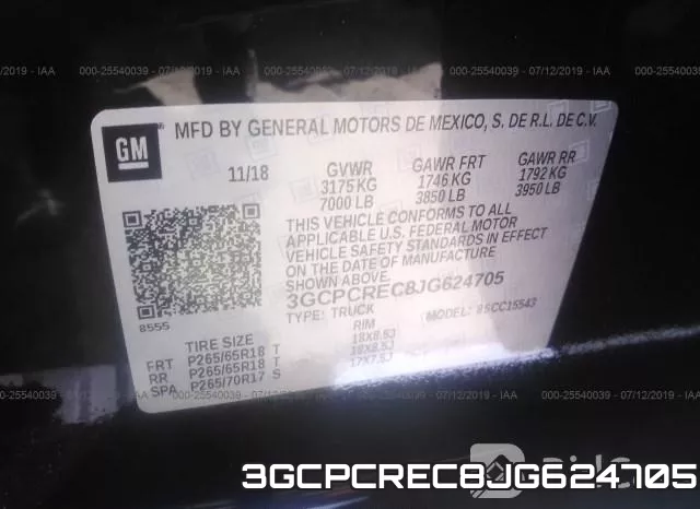 3GCPCREC8JG624705 фото 10