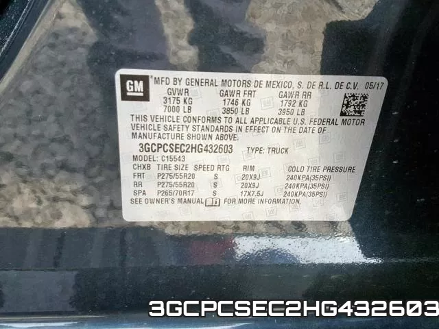 3GCPCSEC2HG432603 фото 2