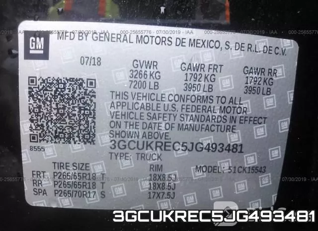 3GCUKREC5JG493481 фото 10