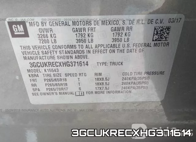 3GCUKRECXHG371614 фото 10