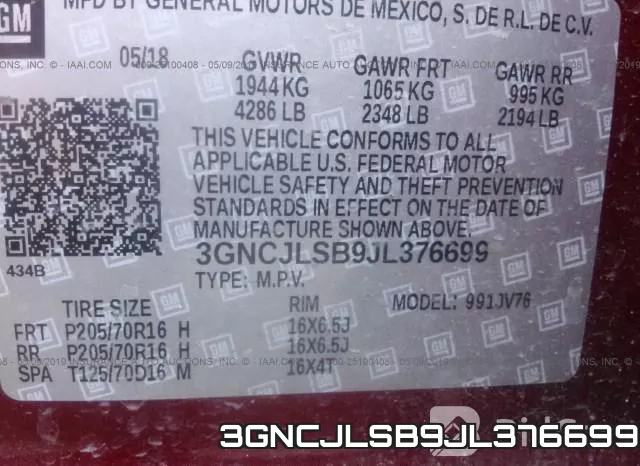 3GNCJLSB9JL376699 фото 10