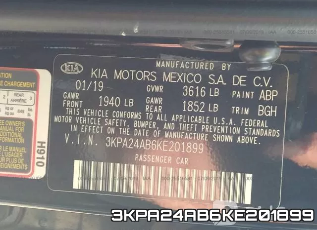 3KPA24AB6KE201899 фото 10