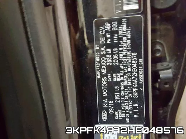 3KPFK4A72HE048576 фото 2