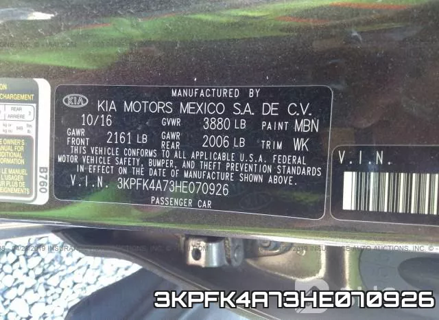 3KPFK4A73HE070926 фото 10