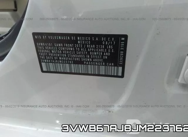 3VWB67AJ8JM223762 фото 10