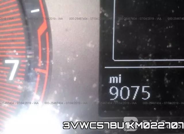 3VWC57BU1KM022707 фото 8