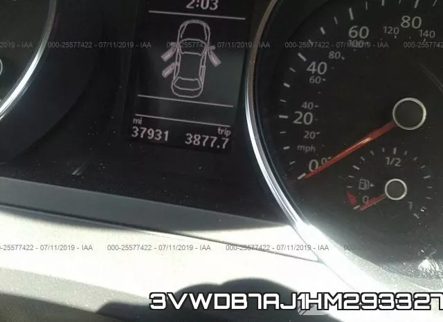 3VWDB7AJ1HM293327 фото 8
