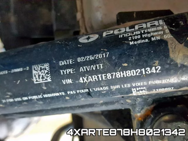 4XARTE878H8021342 фото 2