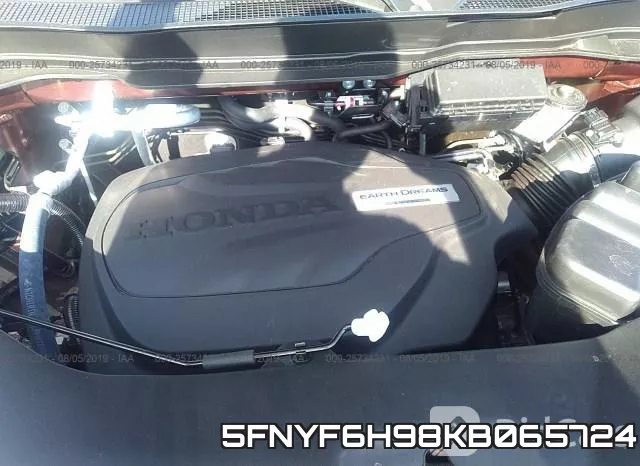 5FNYF6H98KB065724 фото 2