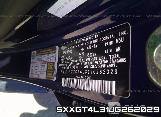 5XXGT4L31JG262029 фото 10