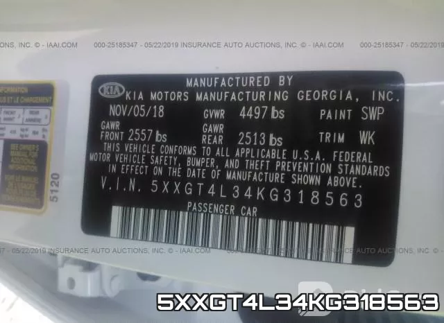 5XXGT4L34KG318563 фото 10